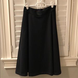 Black A Line Skirt